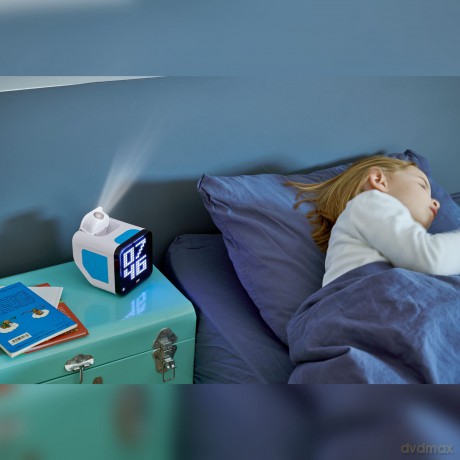 Bigben: Bigben Wekker Met Projectie Wit/ Blauw