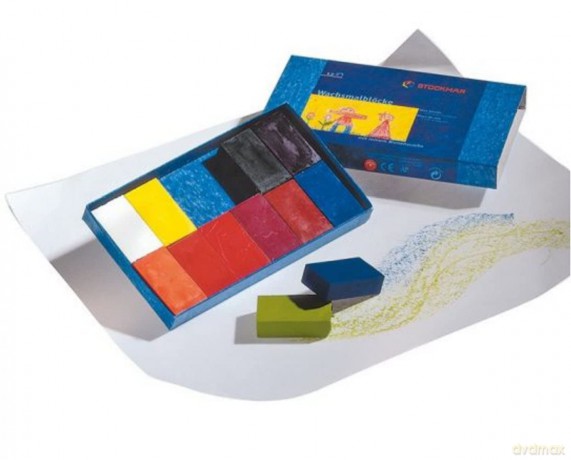 Bijenwasblokjes - 12 Kleuren