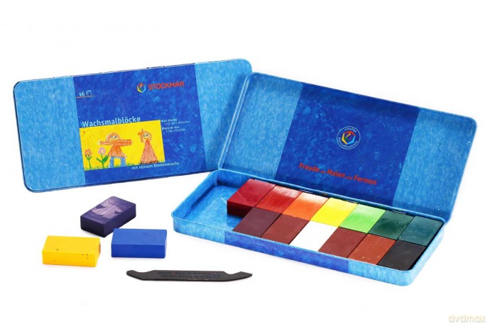 Bijenwasblokjes - 16 Kleuren