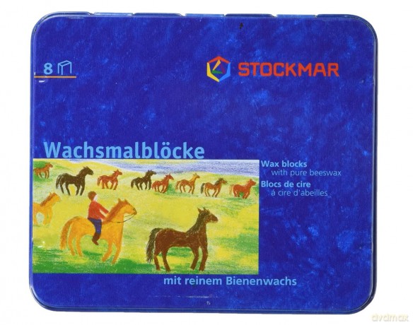 Bijenwasblokjes Waldorf - 8 stuks