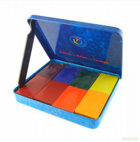 Bijenwasblokjes Waldorf - 8 stuks