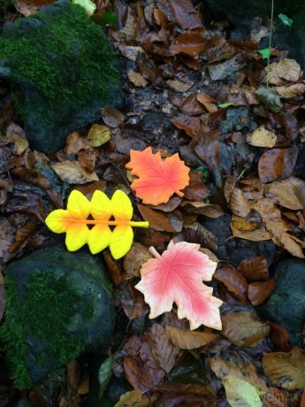 Bijtspeelgoed - Herfstblad