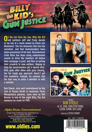 Billy The Kid's Gun Justice (Bonus Matt Clark) [DVD]