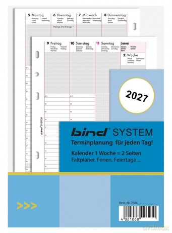 Bind: bind Kalendereinlage 2026 A5