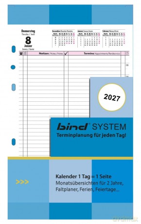 Bind: bind Kalendereinlage 2026 A5