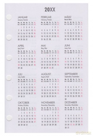 Bind: bind Kalendereinlage 2026 Mini (7,9 x 12