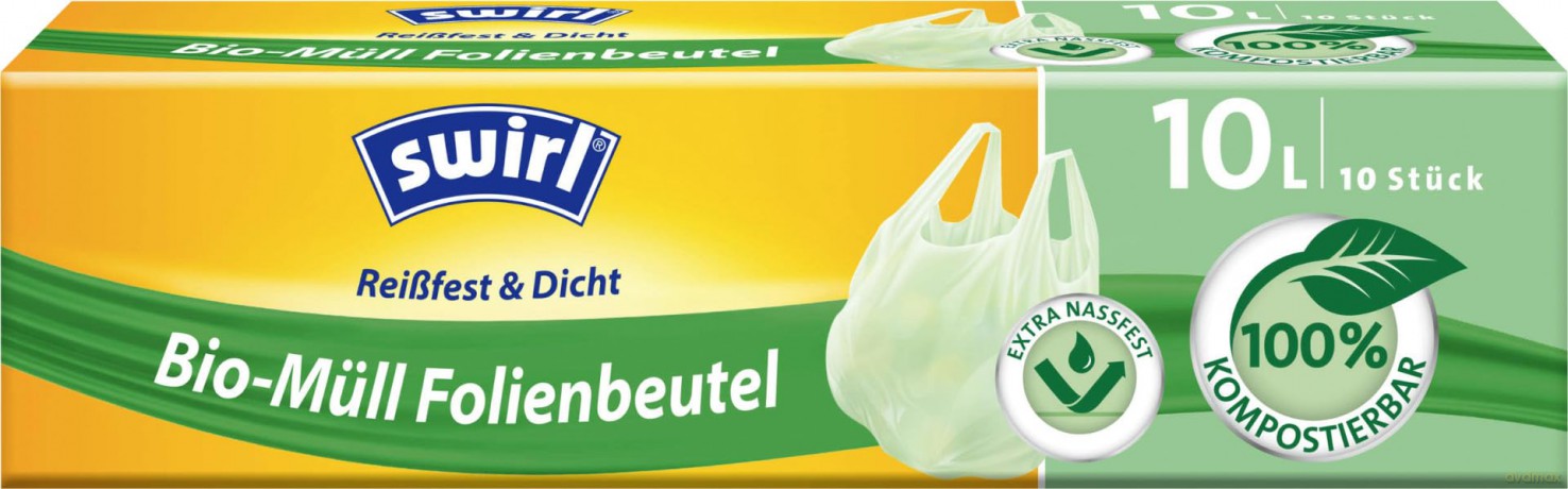 Swirl: Bio-Mźll Folienbeutel 10l 10St