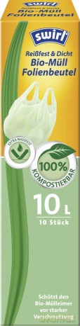 Swirl: Bio-Mźll Folienbeutel 10l 10St