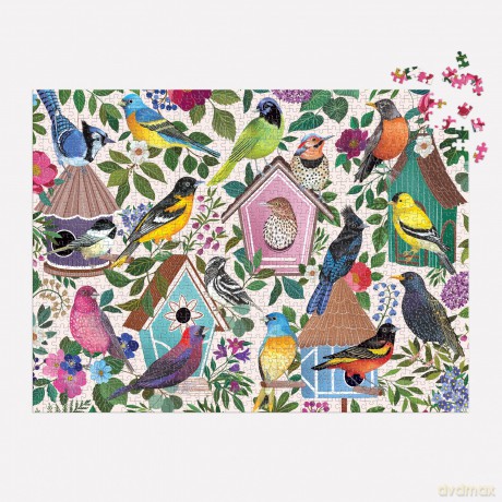 Birdhouse Lane 1000 Piece Puzzle [KSIĄŻKA]