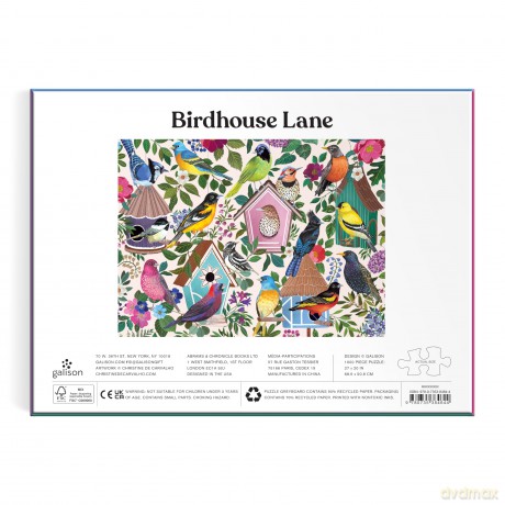 Birdhouse Lane 1000 Piece Puzzle [KSIĄŻKA]