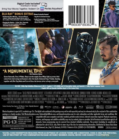 Black Panther: Wakanda Forever [Blu-Ray]
