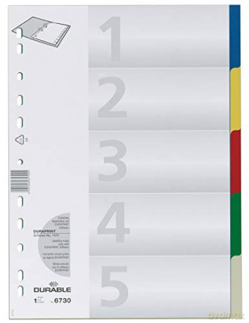 Durable: blanko-Register Pp 20tlg.