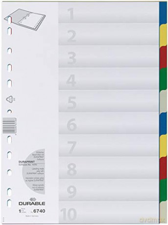 Durable: blanko-Register Pp 20tlg.