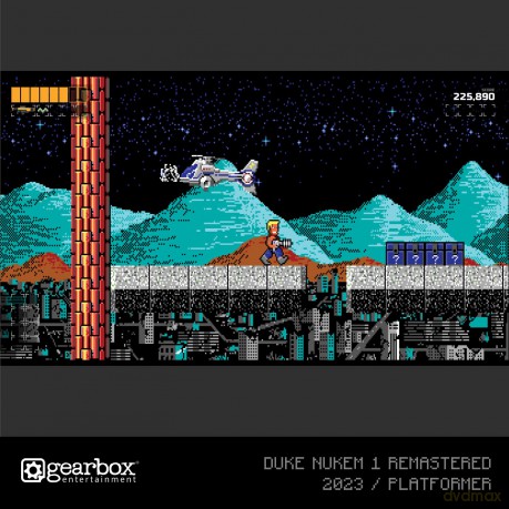 Blaze Evercade Duke Nukem Collection 1 Cartridge