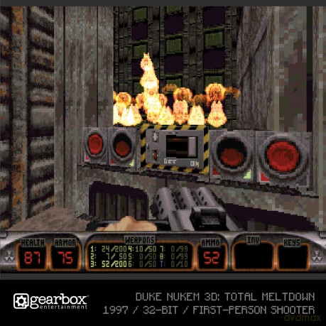 Blaze Evercade Duke Nukem Collection 1 Cartridge