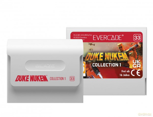 Blaze Evercade Duke Nukem Collection 1 Cartridge