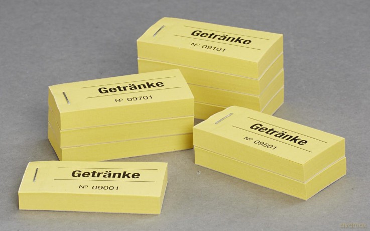 Block-Gutschein Getrnke gelb