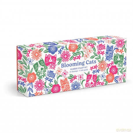 Blooming Cats Rubber Stamp Set [KSIĄŻKA]