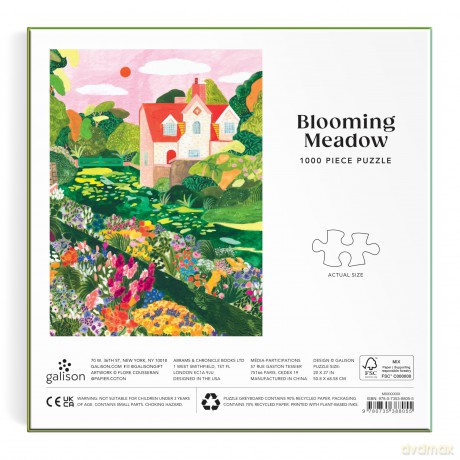 Blooming Meadow 1000 Piece Puzzle [KSIĄŻKA]