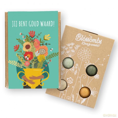 Blossombs Giftbox - Mini - Jij bent goud waard