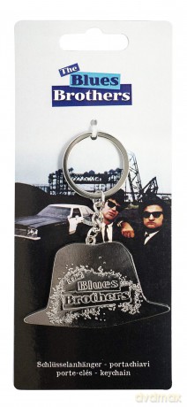 BLUES BROTHERS - Metal Keychain 7.5x0.5x