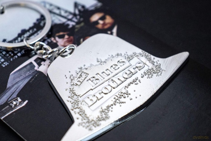 BLUES BROTHERS - Metal Keychain 7.5x0.5x