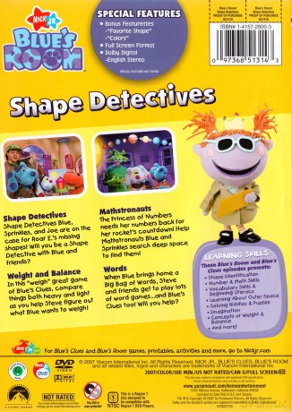 Blue's Clues: Blue's Room - Shape Detectives [DVD]