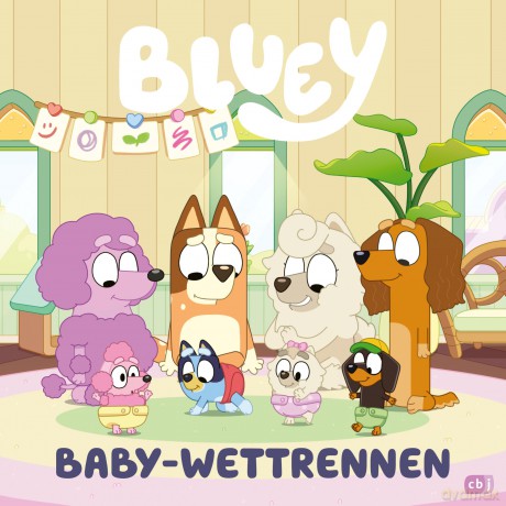 Bluey Baby Wettrennen