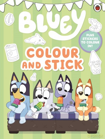 Bluey Colour and Stick [KSIĄŻKA]