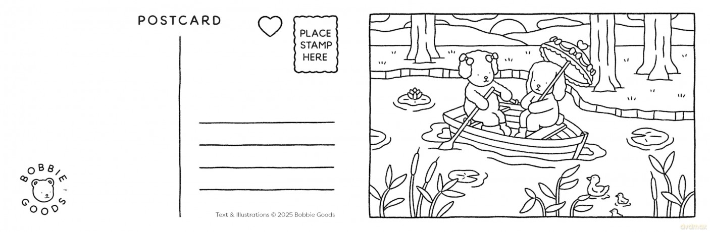 Bobbie Goods Postcard Coloring Book [KSIĄŻKA]