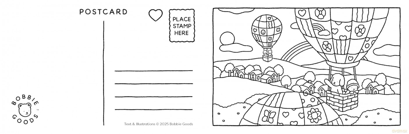 Bobbie Goods Postcard Coloring Book [KSIĄŻKA]