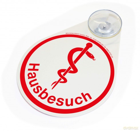Boi: BOI Hinweisschild "Hausbesuch" Tropfen 8