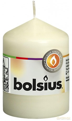 Bolsius Pillar candle 80mm x 58mm champagne