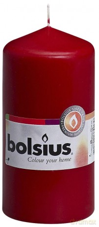 Bolsius Stompkaars 120/60 Wijnrood