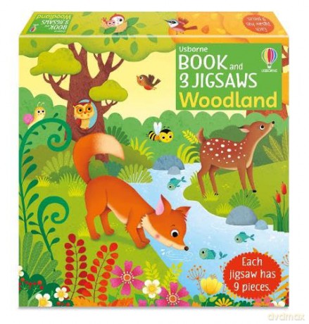 Book And 3 Jigsaws Woodland [KSIĄŻKA]