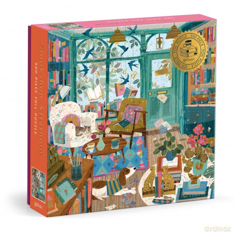 Bookshop Afternoon 500 Piece Foil Puzzle [KSIĄŻKA]
