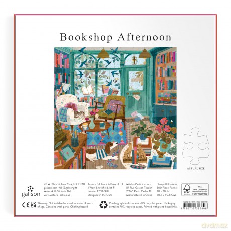 Bookshop Afternoon 500 Piece Foil Puzzle [KSIĄŻKA]