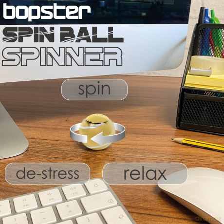 Bopster - Fidget Spinner Ball - Gold