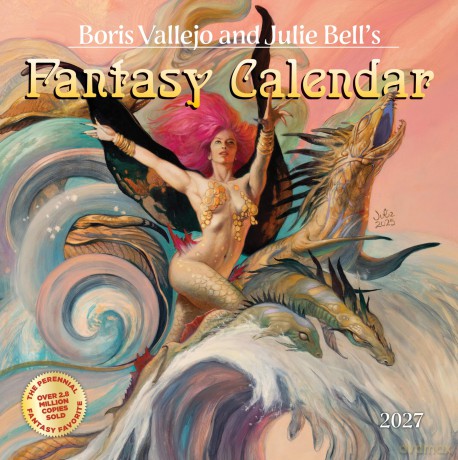 Boris Vallejo and Julie Bells Fantasy Wall Calendar 2027 [KSIĄŻKA]