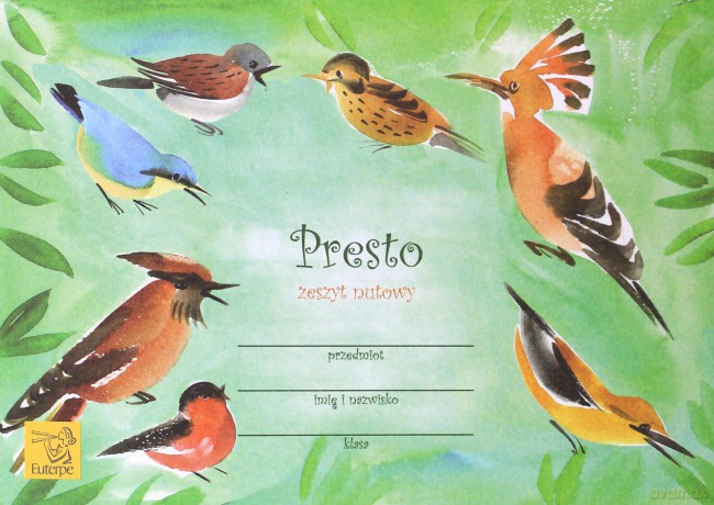 Zeszyt nutowy - Presto