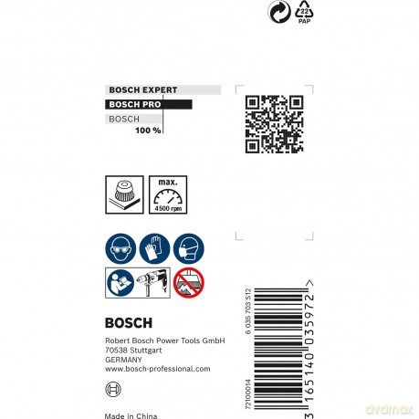 Bosch: BOSCH Drahtbźrste fźr Bohrmaschine PRO M
