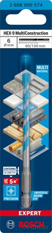 Bosch: BOSCH EXPERT HEX-9 Multi Construction Be