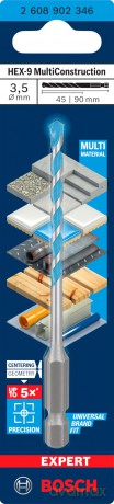 Bosch: BOSCH EXPERT HEX-9 Multi Construction Be