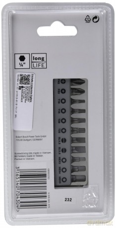 Bosch: BOSCH Extra Hard Bit-Set, 11-teilig
