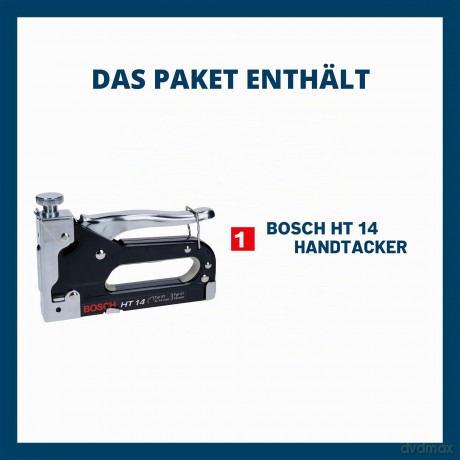 BOSCH Handtacker HT 14 schwarz-chrom
