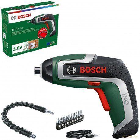 Wkrętak akumulatorowy Bosch Home & Garden: BOSCH Home & Garden IXO 7 Flexi Set Akku