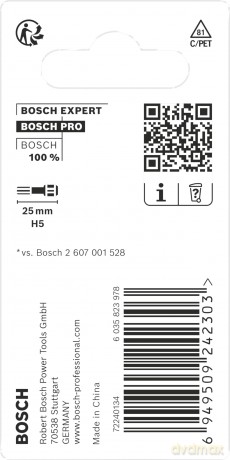 Bosch: BOSCH PRO Hex Impact Bits, H5, 2 St.