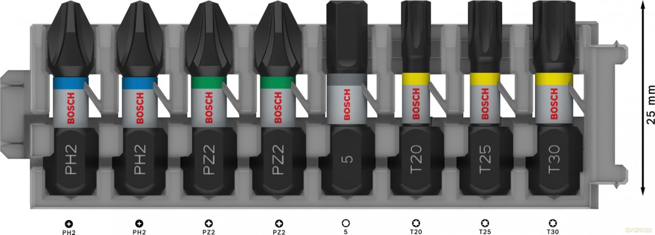 Bosch: BOSCH PRO Impact Bit-Set, 8-teilig