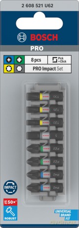Bosch: BOSCH PRO Impact Bit-Set, 8-teilig
