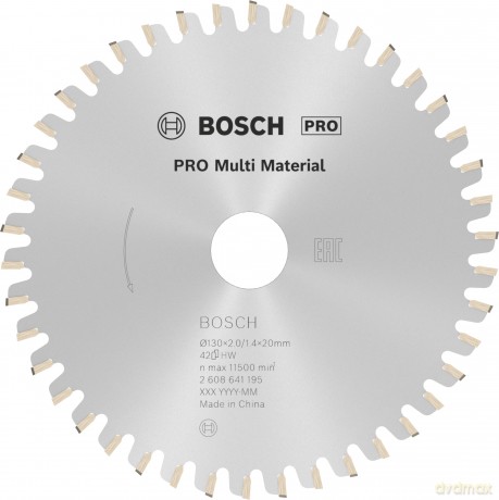 Bosch: BOSCH PRO Multi Material Kreissgeblatt